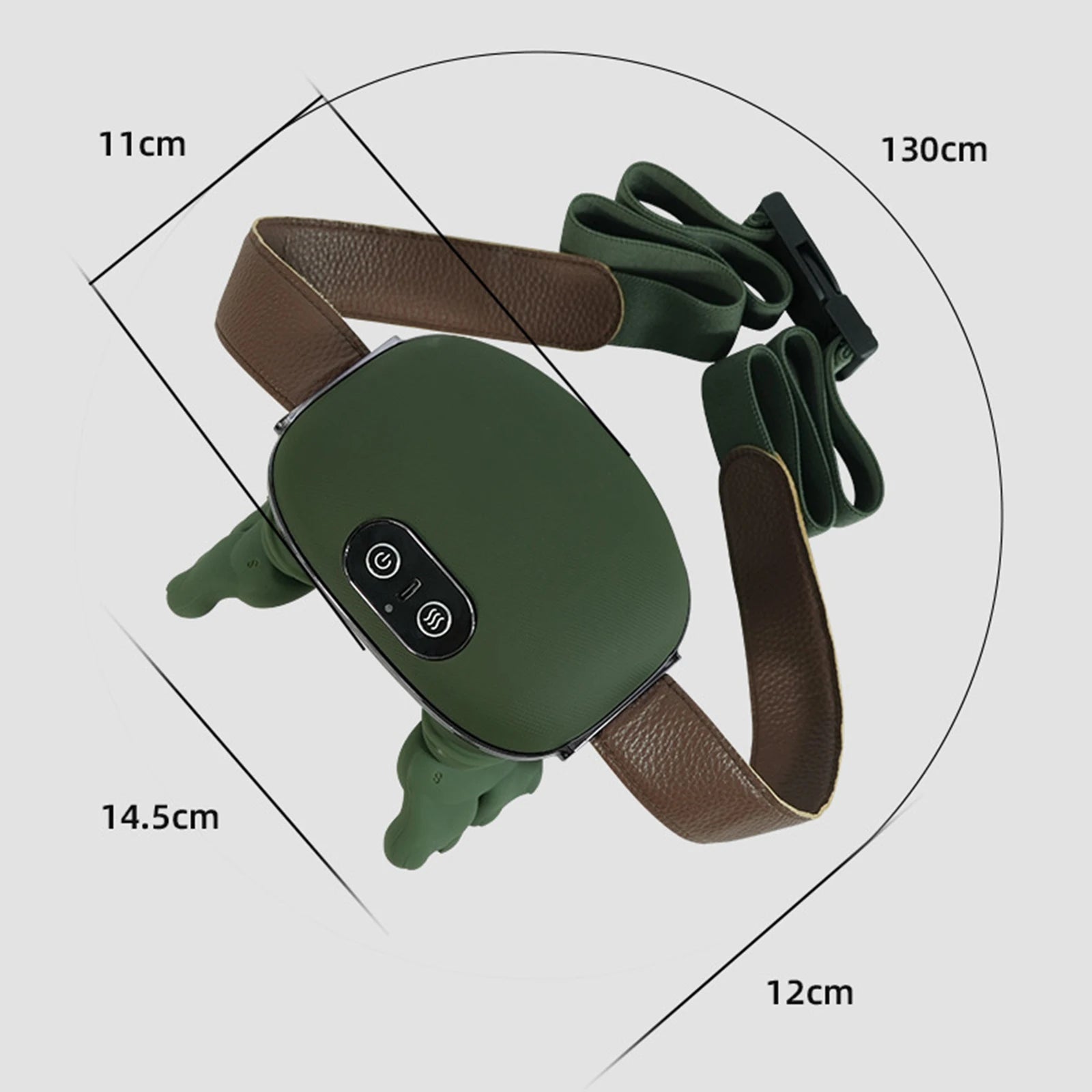 Neck Massager Portable Cervical Massager with 3 Modes Bionic Heating Massager for Neck Muscle Massage Relax Back Massager Women