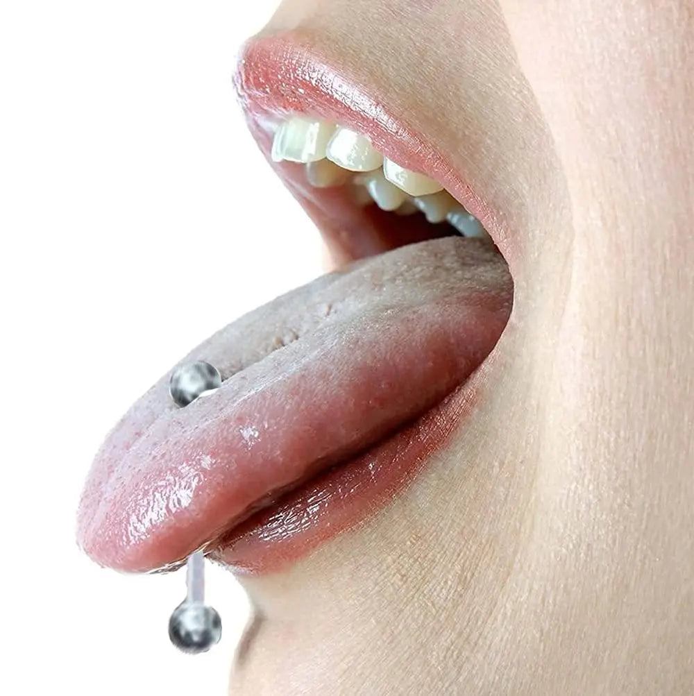 Clear Nipple Tongue Rings Retainer Bar Barbell 14G Acrylic Bioflex Piercing Body Jewelry 16PCS 12/14/16/18mm