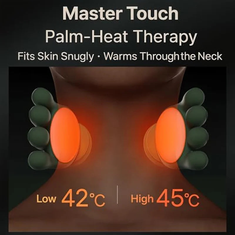 Home use trapezius muscle massager, shoulder and neck kneading, neck and shoulder hot compress, multifunctional massage