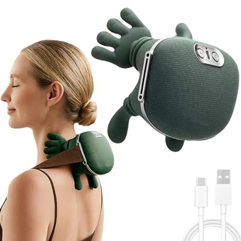 Home use trapezius muscle massager, shoulder and neck kneading, neck and shoulder hot compress, multifunctional massage