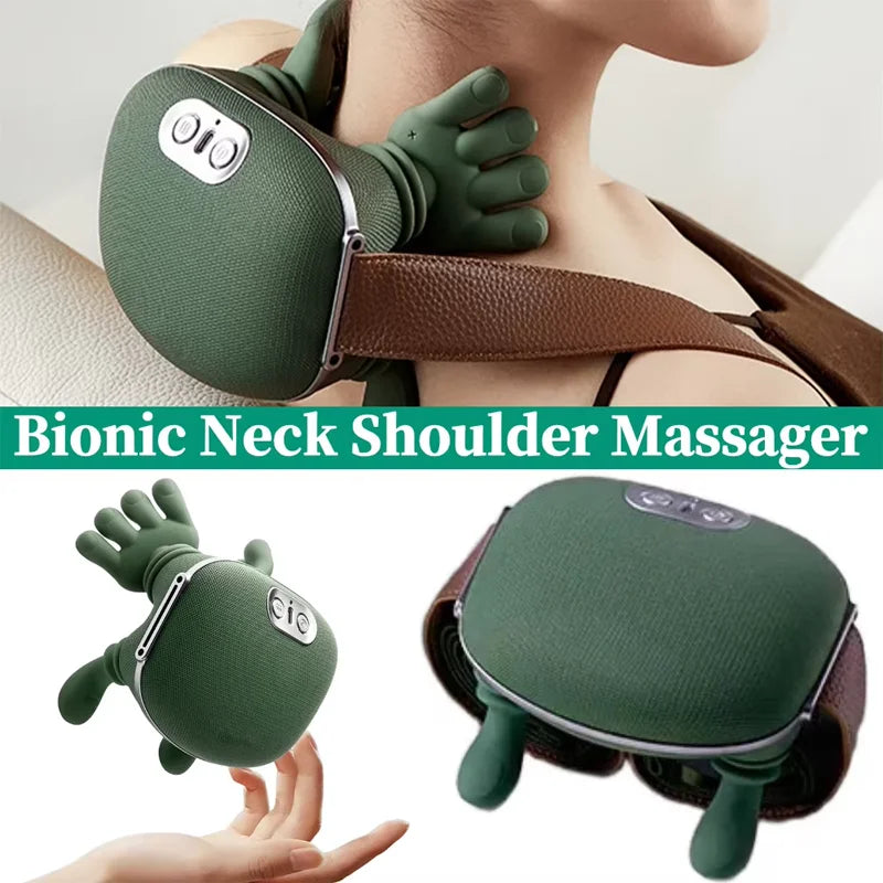 Home use trapezius muscle massager, shoulder and neck kneading, neck and shoulder hot compress, multifunctional massage